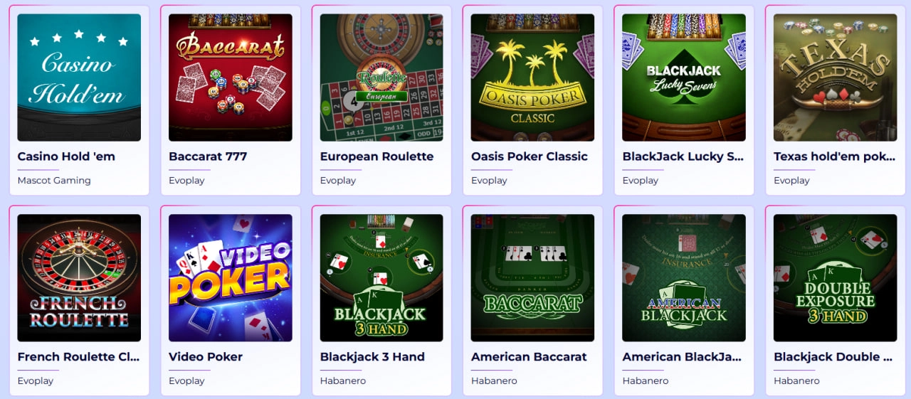 slotroyals casino table games